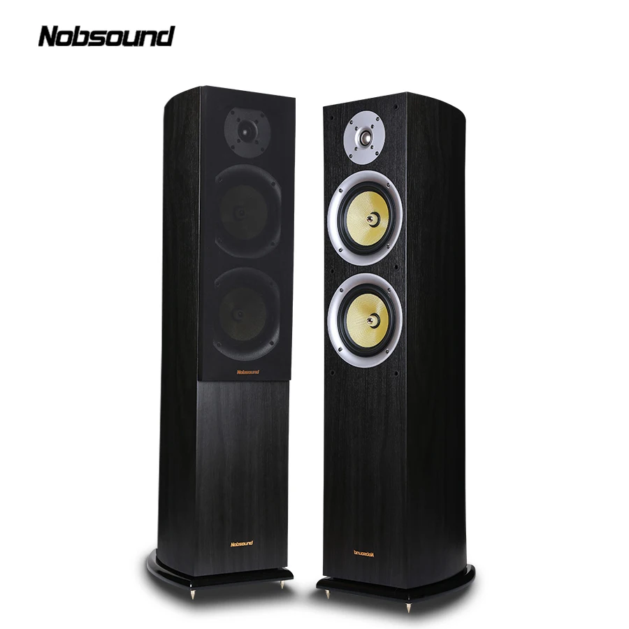 Nobsound VF701 трехполосная деревянная 150 Вт Напольная акустическая система s 2,0 HiFi Колонка звук 6,5 дюймов домашняя профессиональная акустическая система s