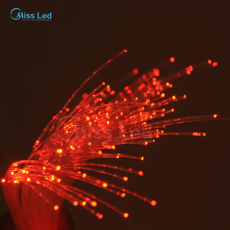 Wholesale 150m/roll 3mm Diameter PMMA LED Fiber Optic Cable End Glow For Decoration Lighting