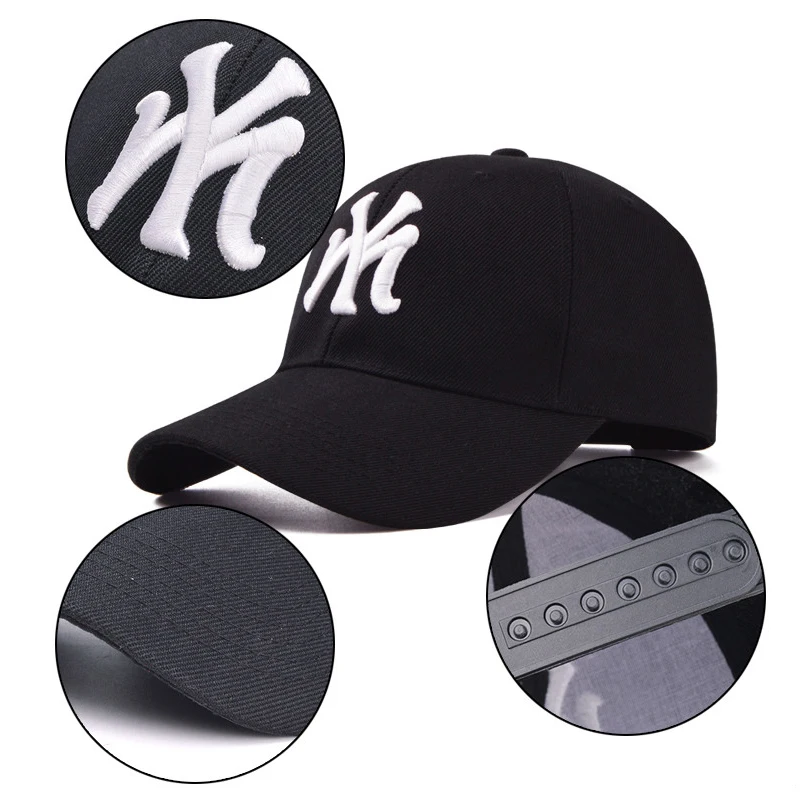 Модная уличная кепка хлопок Регулируемая вышивка Snapback солнцезащитный козырек Велоспорт Туризм Рыбалка Головные уборы для мужчин и женщин Кепка s