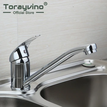 

Torayvino 8393 Kitchen Polished Chrome Luxury New Swivel Sink Tap Brass Basin Bathroom Vessel Mixer Torneira Cozinha Faucet