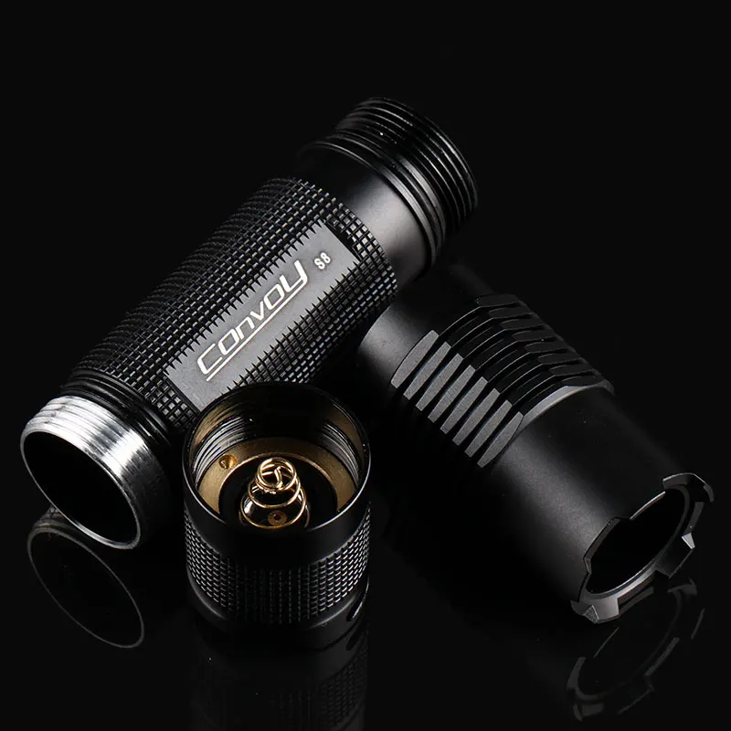 Хост фонаря Convoy S8 с рефлектором OP колпачком уплотнительным кольцом для головы