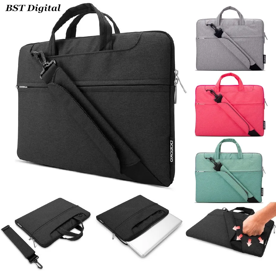 11 12 13 15 Laptop Shoulder Messenger Bag For 6 3 4 11 12 13 15 Laptop Shoulder Messenger Bag For 6 3 4 Inch Macbook Air Pro Retina Notebook Case Water Resistant Nylon In Bags Cases From