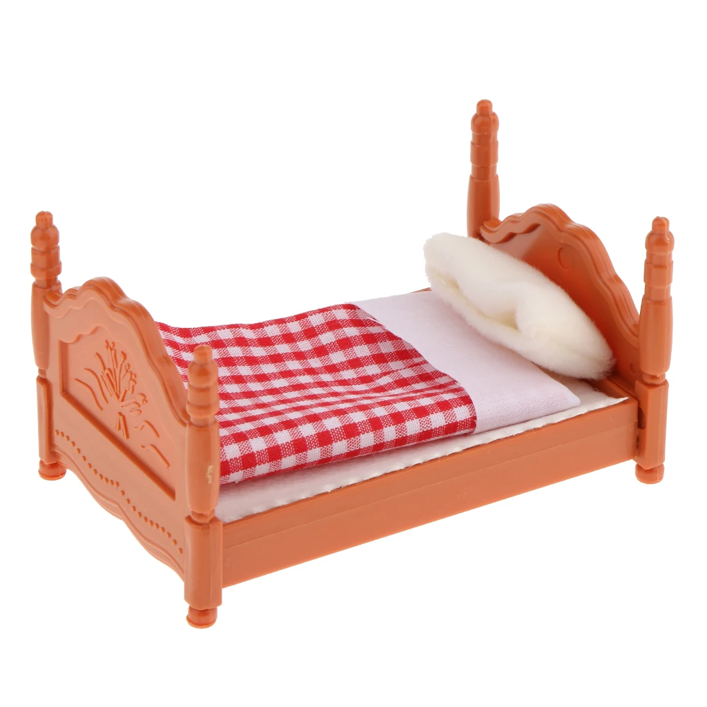 1/12 Scale Dollhouse Miniature Nursery Room Furniture Kits - Double Bunk Bed Model Set