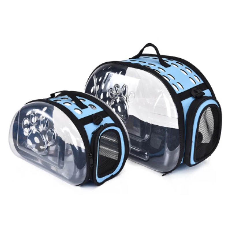 

Transparent Cat Dog Carrier Breathable Space Capsule Foldable Pet Travel Handbag Outdoor Puppy BackPack Portable Carrier Bag