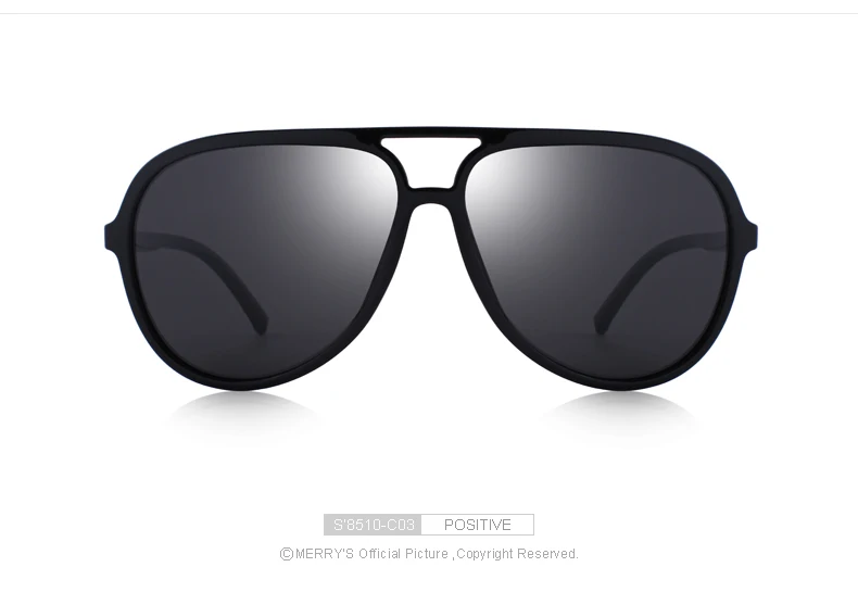 MERRYS дизайнерские мужские классические поляризационные солнцезащитные очки, легкая оправа с защитой от ультрафиолета S8510