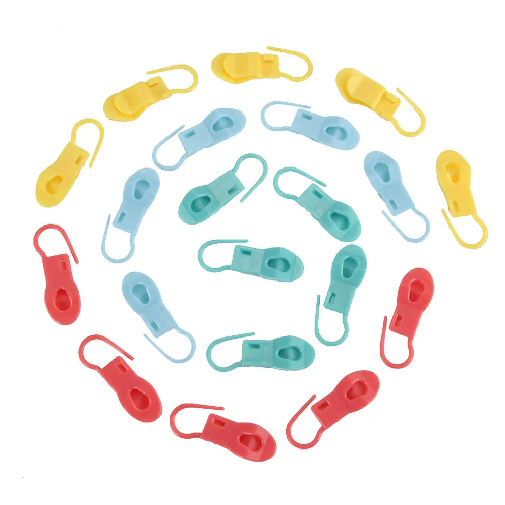 

High Quality 20Pcs Knitting Crochet Locking Stitch Needle Clip Markers Holder Tools VE