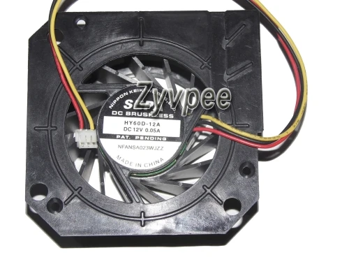 SEPA HY60D-12A 12V 0.05A 3Wire Cooling Fan