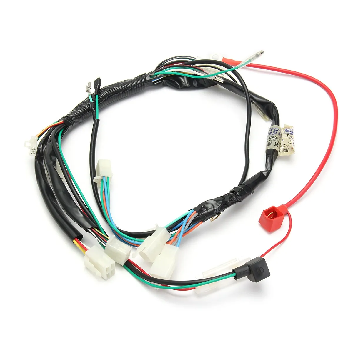 Motorcycle Wiring Harness Machine Electric Start Wiring Loom Harness Pit Bike ATV Quads 50cc 70cc 90cc 110cc 125cc-in Motorbike Ingition from Automobiles ...