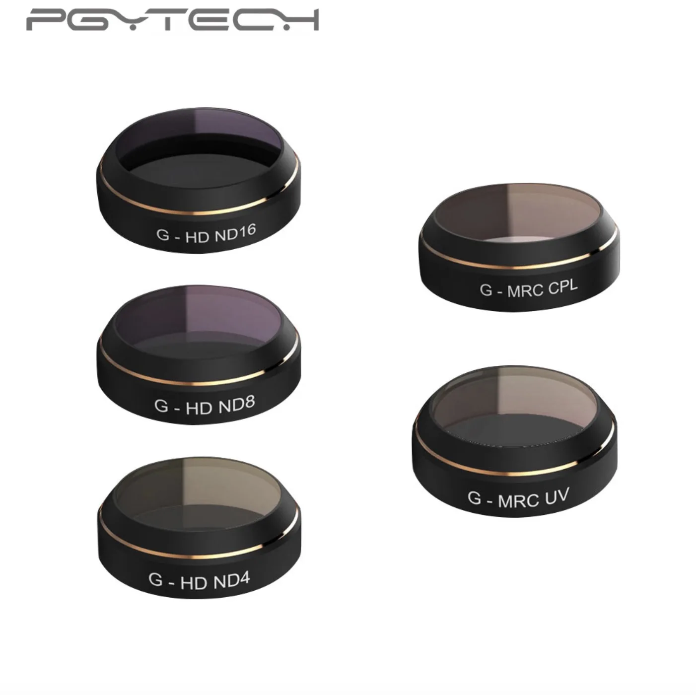 PGYTECH Mavic Pro UV фильтр (UV ND4 ND8 ND16 CPL) 5 шт. оригинальный для объектива Дрон Квадрокоптер