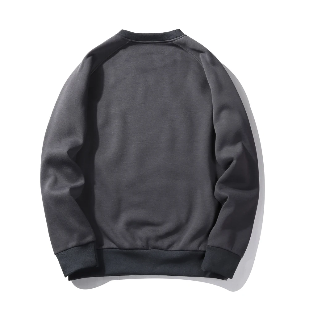 charcoal gray sweatshirt