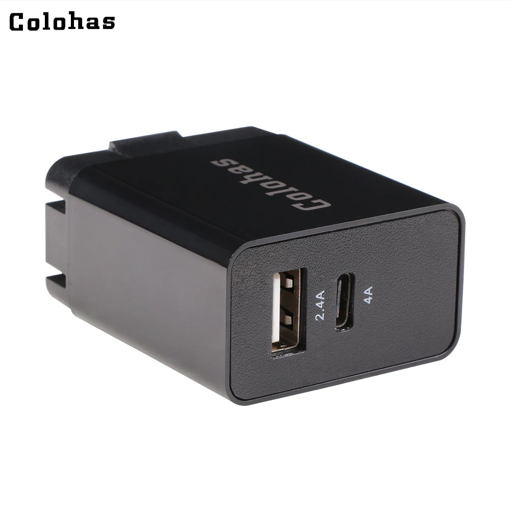 

Colohas 25W USB Type-C Wall Charger Power Adapter US USB-C Charger for Apple MacBook iPhone X 8 HTC 10 Galaxy S7 C9 Pro Nexus LG