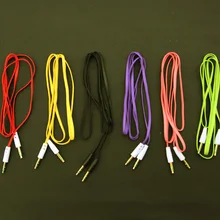 MOONBIFFY, верхняя лапша, Aux Стерео, 3,5 мм, 1 м, для автомобиля, папа-м, AUX, вспомогательный звук, стерео, аудио, кабель для передачи данных, MP3