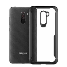 

For Xiaomi Pocophone F1 Case TPU Transparent Acrylic Silicone Anti-knock Back Cover Little F1 For Xiaomi Poco F1 Phone Cases