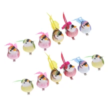 12 шт. искусственная птица пена сорока поддельные пернатых птиц Красочные моделирования