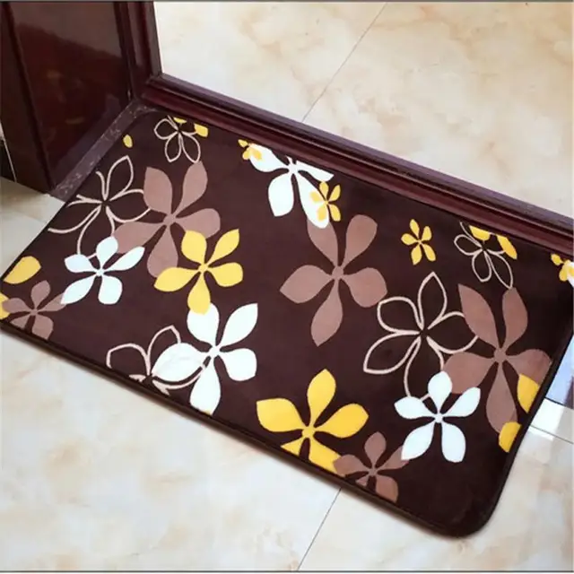 New Machine Wash Thicker Non-slip Bedroom Kitchen Bathroom Luxury Home Bath Living Room Mat 40X60cm 5 Patterns for Choice #6272