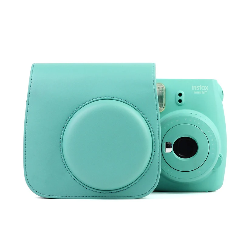 Из искусственной кожи Камера сумка для Fujifilm Instax Mini 8 мини S 9 с регулируемым