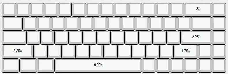 YMDK белый черный толстый PBT 84 68 64 пустой набор ключей OEM профиль колпачки для MX механическая клавиатура Keycool Tada68 YD64 - Цвет: 68 Layout