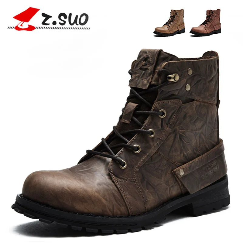 

Spring and Autumn casual boots men's shoes men's trend men's military boots men's boots