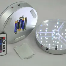 20 единиц, пульт дистанционного управления, все цвета, 6 дюймов, AA, работающий от аккумулятора, светодиодный светильник для украшения свадебной вечеринки