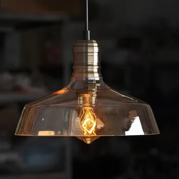

1PCS lamp DIY LED glass light vintage chandelier pendant edison lamp fixture