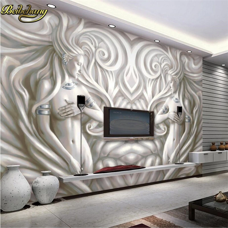 Обои для фотосъемки 3d обои гостиной ТВ|tv background|background 3dphoto wallpaper |