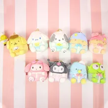 1 шт. горячая Распродажа, плюшевые кошельки с рисунком из мультфильма "Две звезды", "Моя Мелодия", мягкие плюшевые кошельки, сумки для игрушек, подвески для детей, подарок