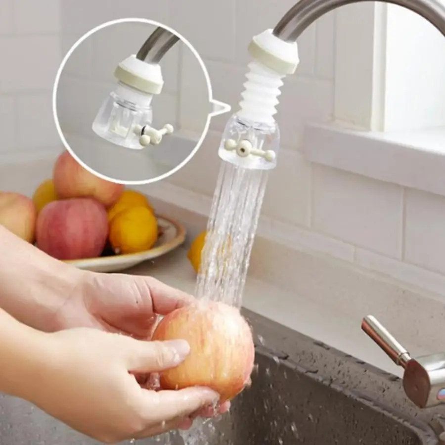 

Faucet Extender Faucet Nozzle Splash-Proof Adjustable Water-Saving Faucet Filter