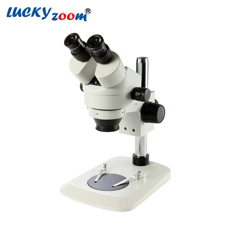 Lucky Zoom Brand New Professional 7X-45X Binocular Microscope Continuous Zoom Binocular Stereo Microscope For Phone Repair Portable Table Soldering Microscopio