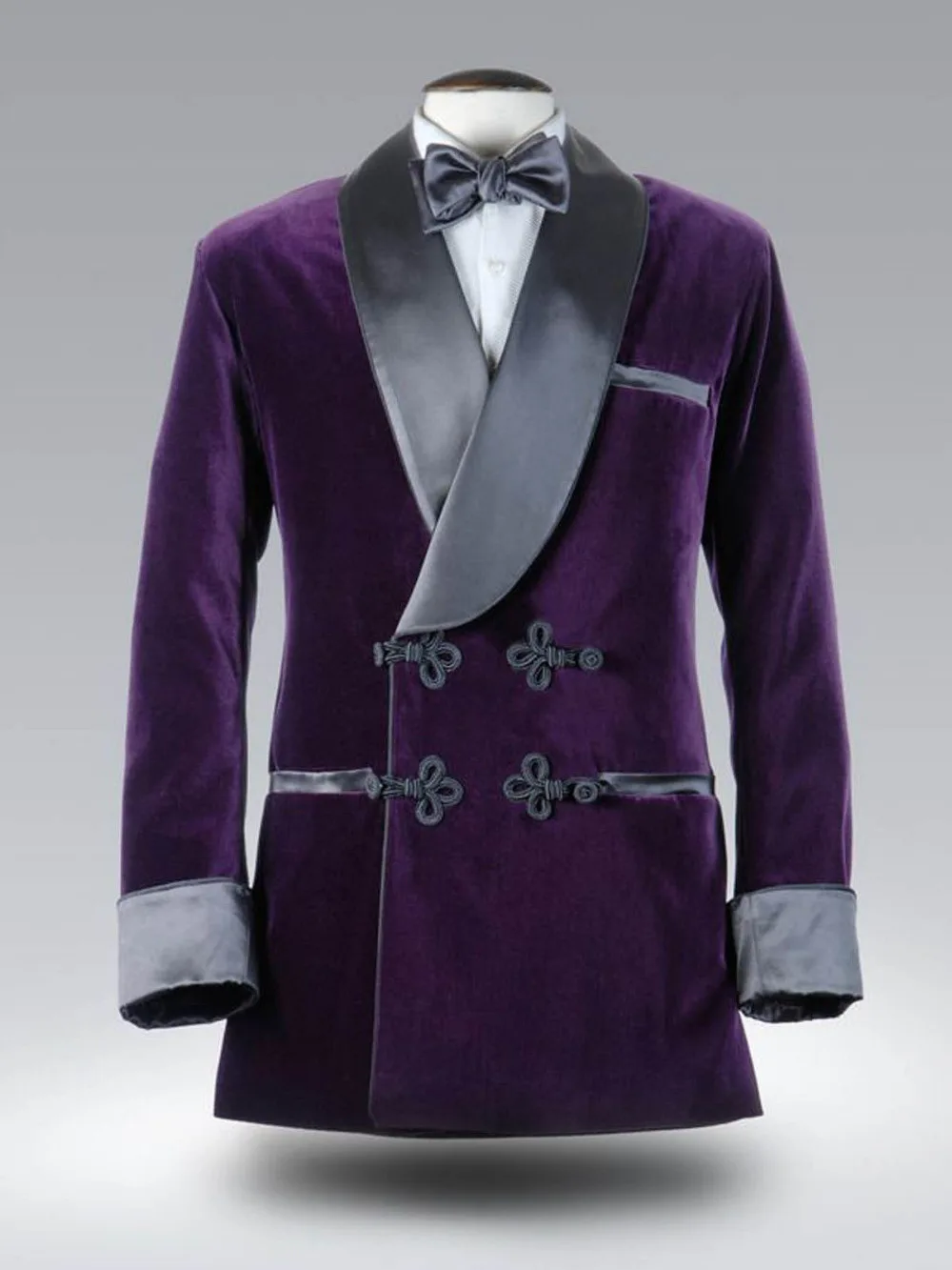 Latest Coat Pant Designs Purple Velvet Suits Men Formal Slim Fit Style Blazer Stage Costume Prom 