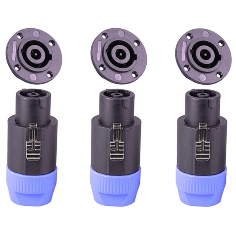 10 шт./5 комплектов спикон 8Pin Powercon Plug кабельные разъемы для динамиков 8 полюсный