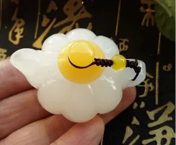 

Natural jade Xinjiang silk jade put pot small teapot small ornaments jade play casual hand piece, birthday gift party gift