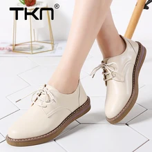 Зимние женские туфли-оксфорды; Повседневная модельная обувь на плоской подошве; Черная рабочая обувь из натуральной кожи; женская обувь на шнуровке; мокасины; 8516