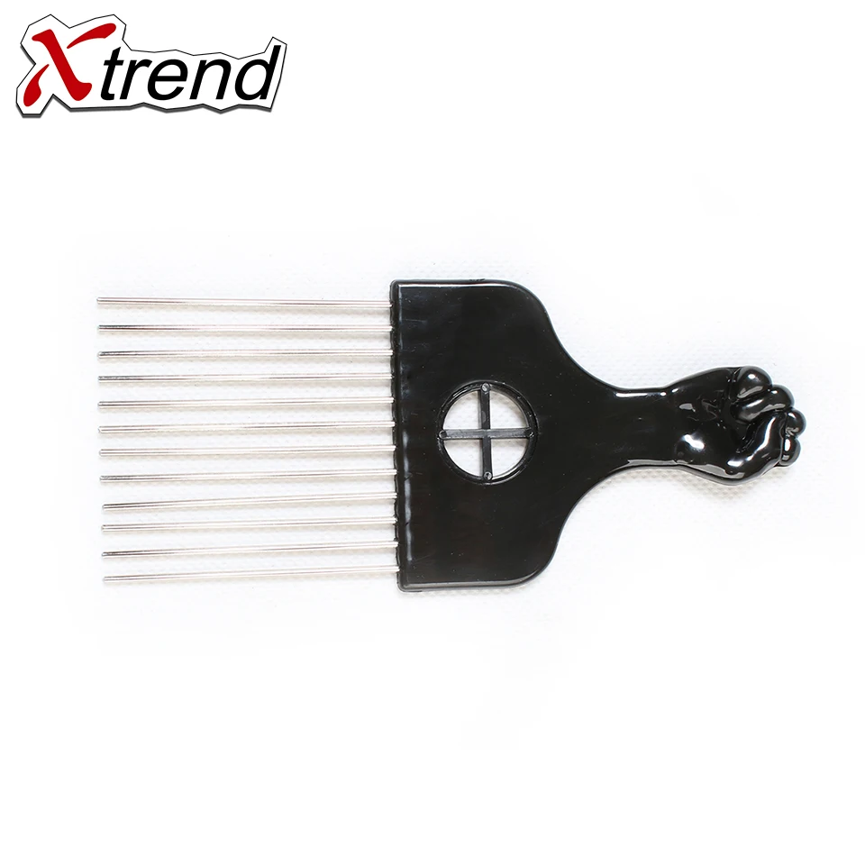 Xtrend 1-10 шт стальные зубные пластиковые щетки металлическая расческа парик щетка для волос антистатическая для головы манекена