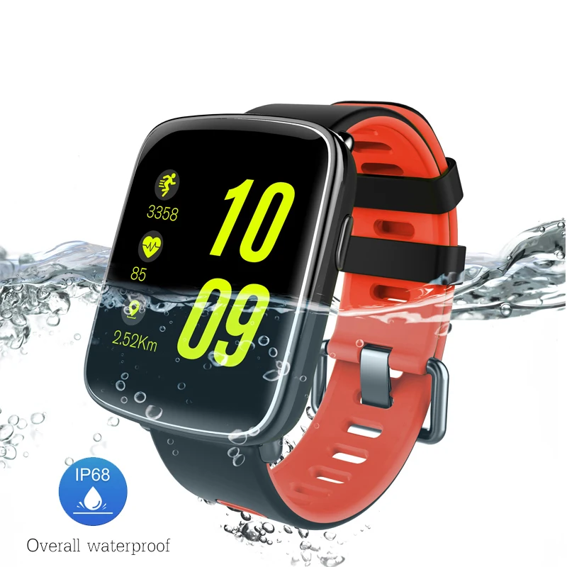

Kingwear GV68 Bluetooth Smart Watch Waterproof SmartWatch IP68 Heart Rate Monitor Pedometer Remote for iPhone Android Phone