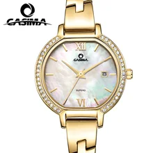 CASIMA женщин смотреть мода & casual luxury личности часы 50 м водонепроницаемый календарь Кварцевые часы #2614