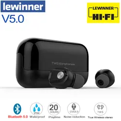 Lewinner D18 СПЦ Беспроводной наушники V5.0 Bluetooth наушники гарнитуры глубокий бас стерео звук спортивные наушники для samsung Iphone