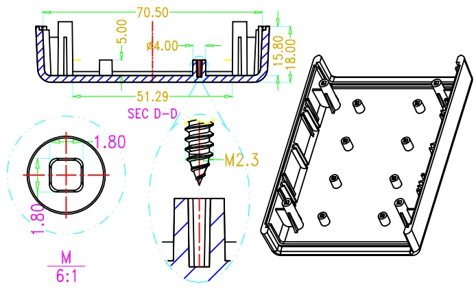 desk-top plastic electronics box abs enclosure pcb box (14).jpg