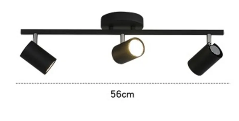 Черно-белая потолочная лампа, угол освещения, регулируемые Точечные светильники GU10, точечные светильники, лампа для магазина, выставочного зала, освещение, Новое поступление - Цвет корпуса: see pic