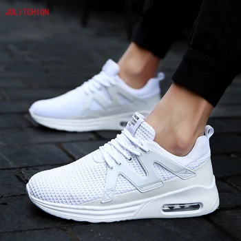 

White Men Casual Shoes Sport Footwear Male Casual Sneakers Adult Plus Size Fashion Krasovki Men Sapato Masculino Brand Air Sole
