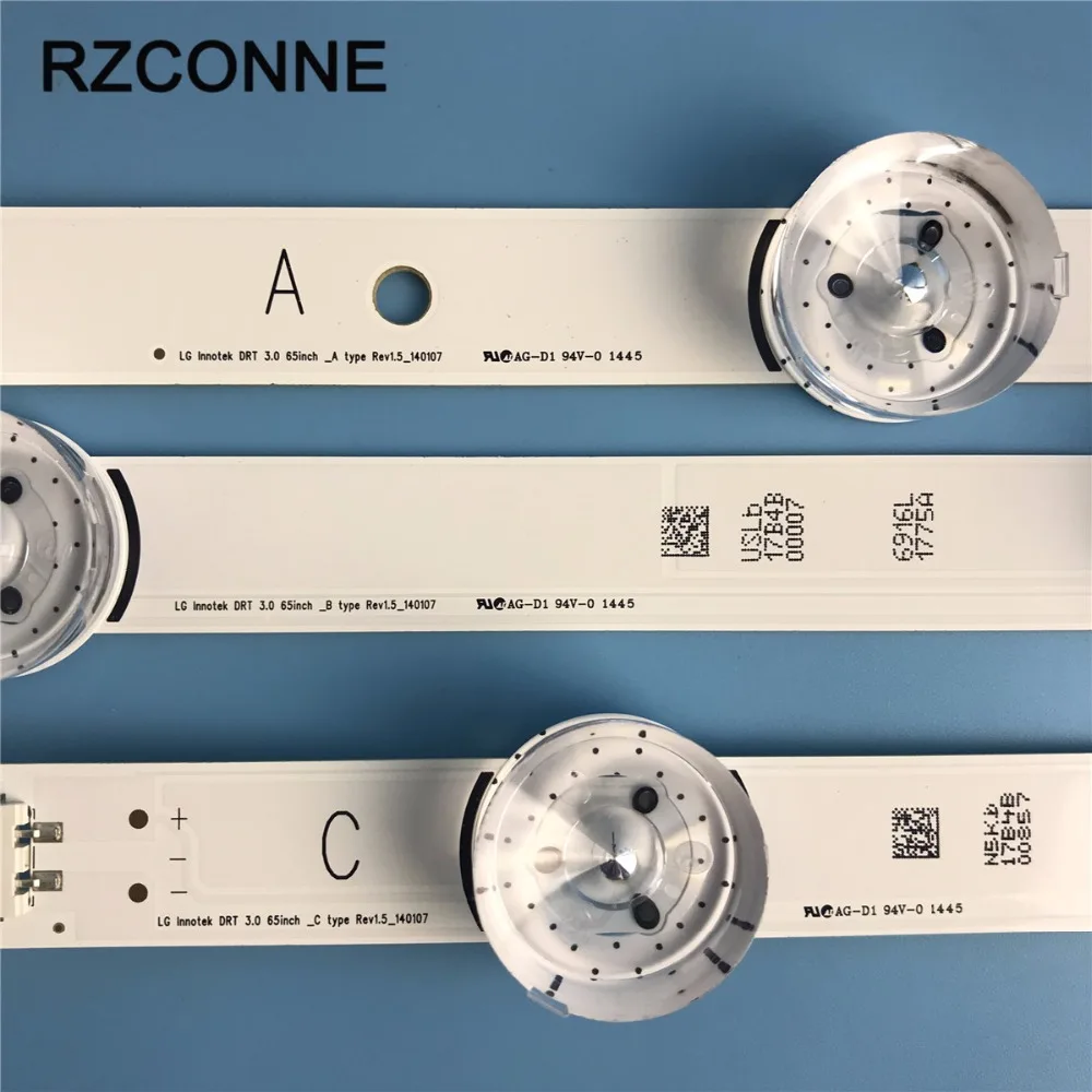 3 шт. Светодиодный прожектор 12 s 6916L 1775A 1774A 1773A для LG lnnotek DRT 0 65 дюймов A/B/C Тип 65GB6310