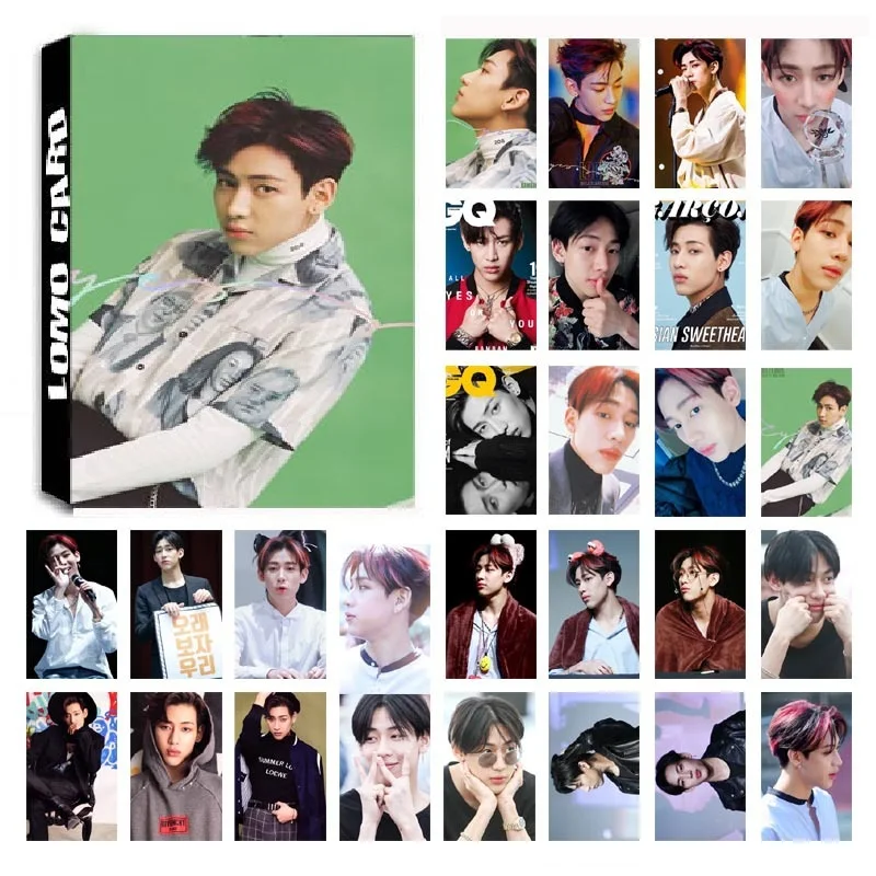 Новинка 30 шт./компл. KPOP Got7 BAMBAM Single 04 EYES ON YOU альбом HD фото карта ПВХ самодельная
