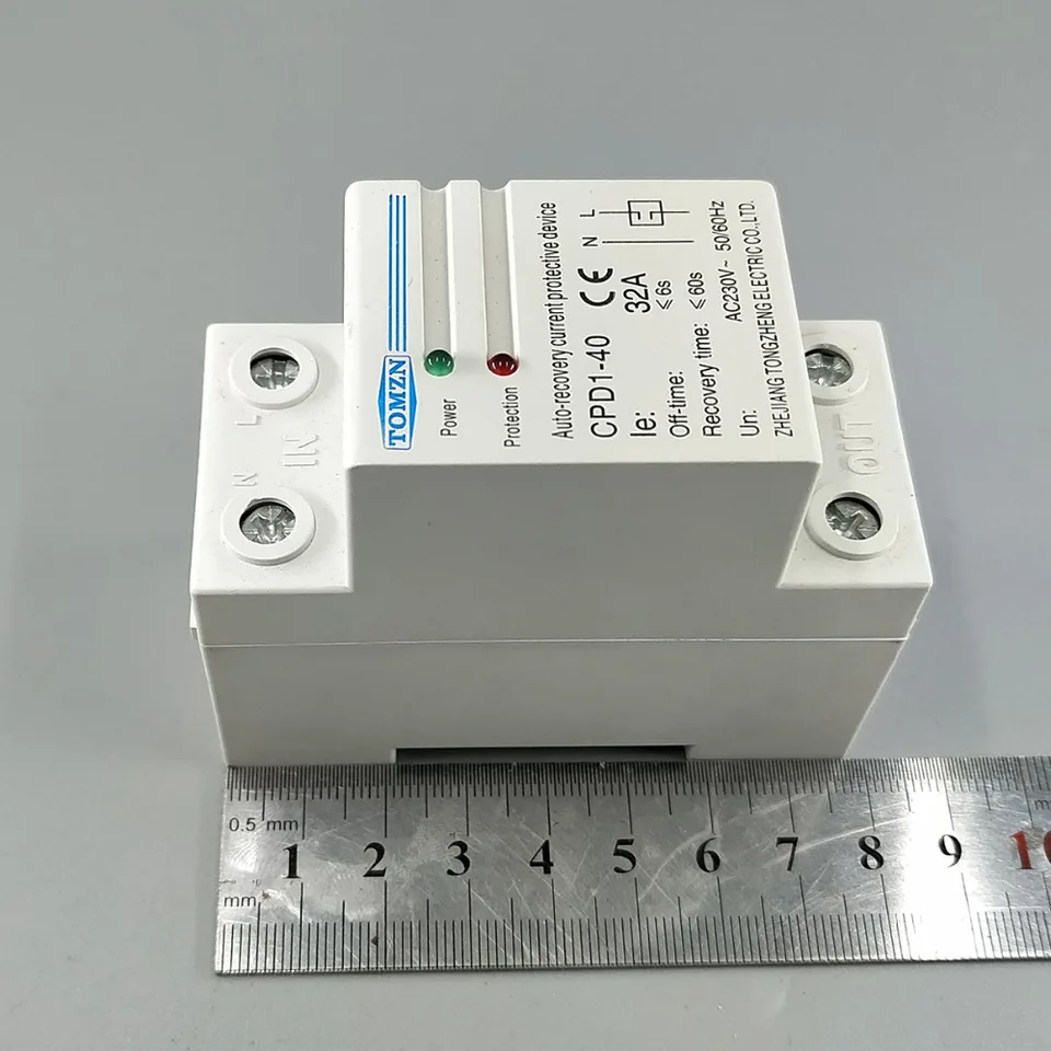 DINレール,230v,50/60hz,自動回復,過電流制限,保護装置 - AliExpress