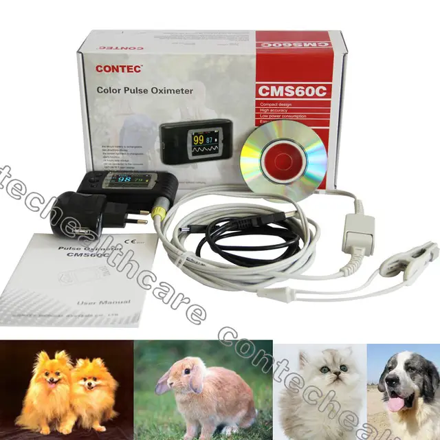 CE&FDA FDA Veterinary Vet Animals TFT Finger Pulse Oximeter,SPO2