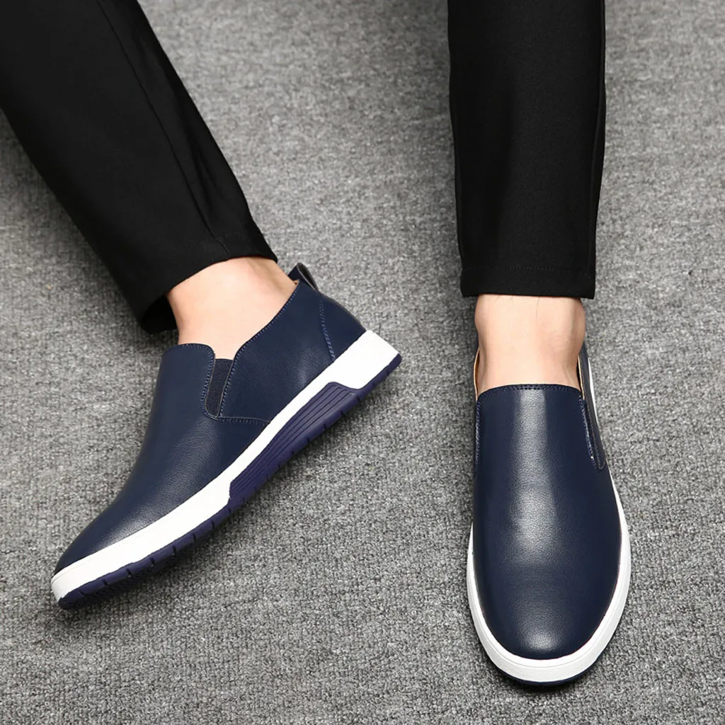 

Mens Shoes Fashion Summer Style Soft Moccasins Men Loafers High Quality Smooth Leather Shoes Men Flats Gommino Driving Shoes #27
