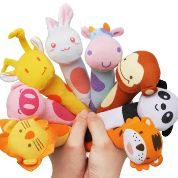 

New Arrive Infant Toy Baby Rattle Toys Animal Hand Bells Plush Baby Toy High Quality Newbron Gift for Toddlers BF02