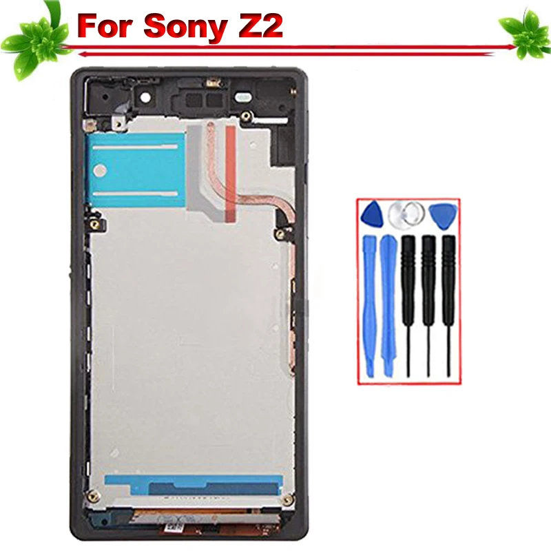 

for Sony Xperia Z2 D6502 D6503 D6543 L50W D6502D LCD Display Touch Screen Digitizer Assembly Replacement with frame for Sony Z2