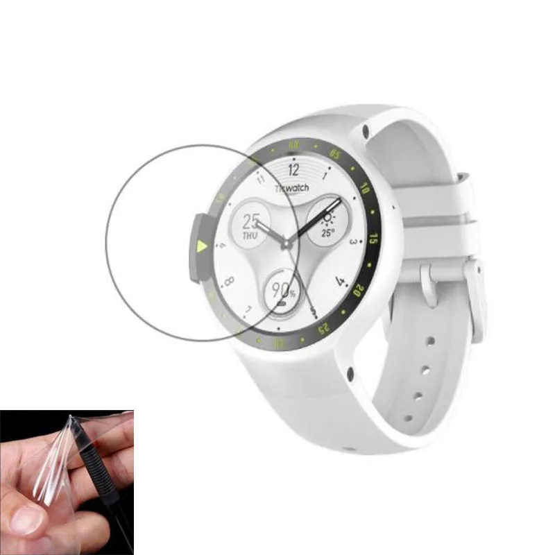 Защитная пленка для Ticwatch S /Ticwatch E Прозрачная мягкая защитная умных часов с полным