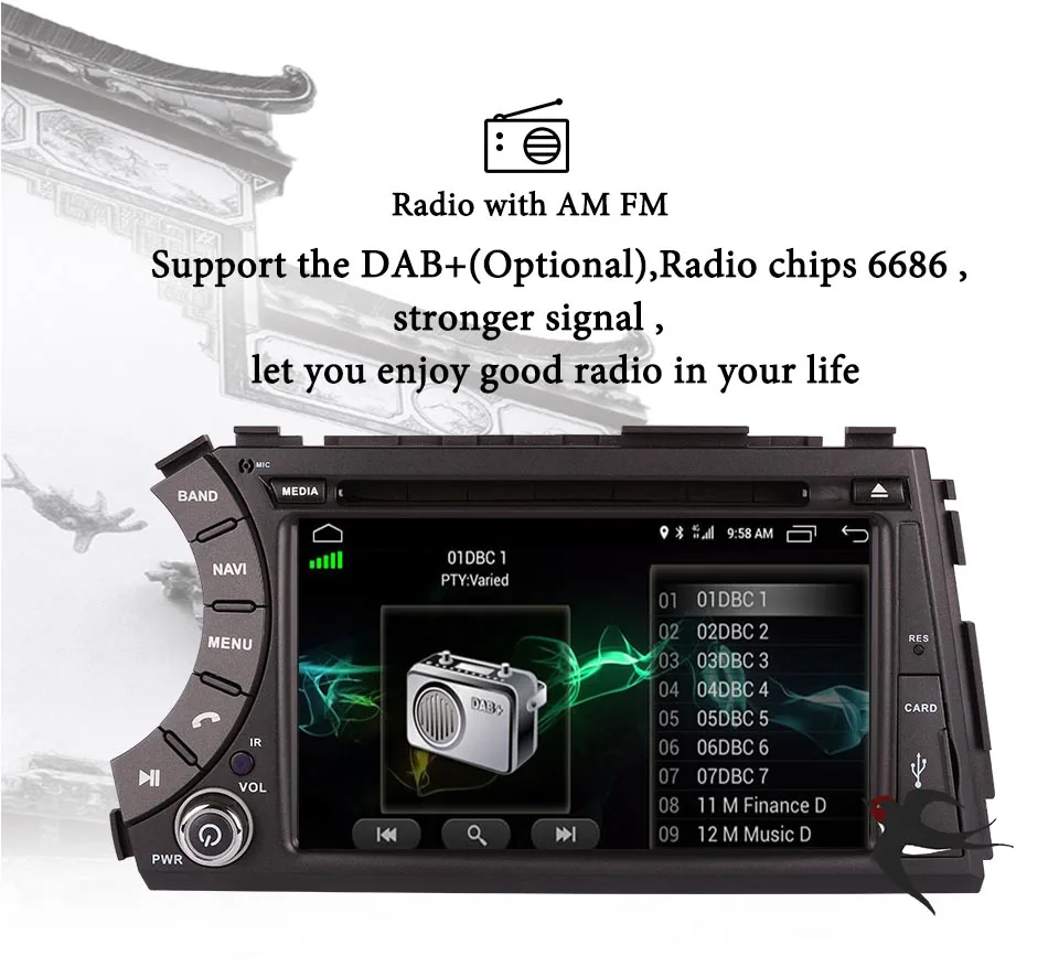 Top RAM 4GB Android 9.0 CAR dvd player radio For Ssang yong Ssangyong Actyon Kyron 2005-2013 with GPS Navi multimedia 4G WIFI Stereo 6