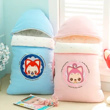 Детский спальный мешок, конверт для новорожденных, чистый хлопок, для новорожденных, для новорожденных, для младенцев, обернутый кокон, зимняя сумка для коляски, хорошо сделано в деталях