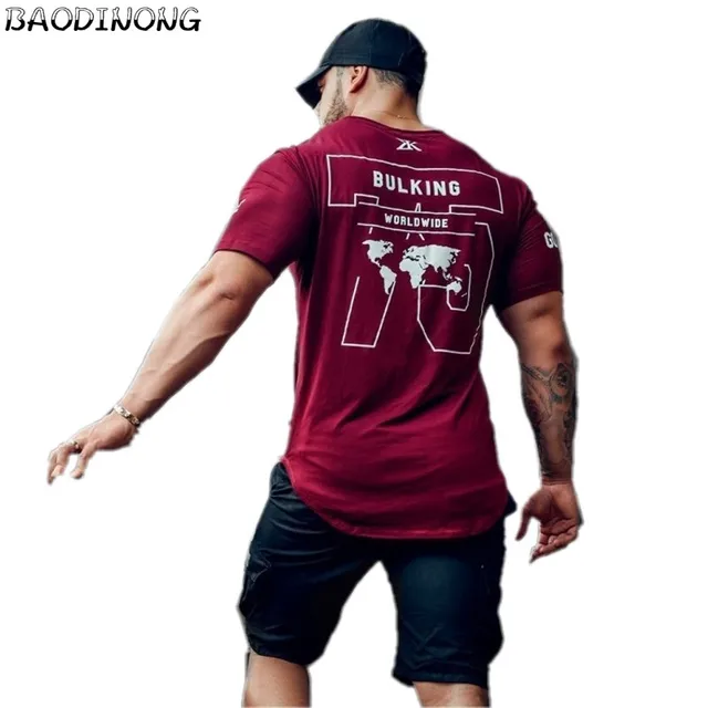 2018 mens cross gyms T Shirt Fitness Bodybuilding Crossfit Short sleeve